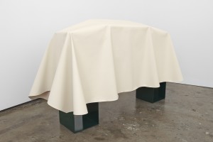 Artist Anna Kristensen Coat canvas reversible jacket monochrome painting minimalist sculpture BBQ altar funerary The Commercial